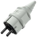 MENNEKES - 10749 - 10749 Stecker SCHUKO grau 16A2p+E 230V