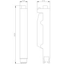 A400/630 Stützer für Feldabdeckung 4er-Set...