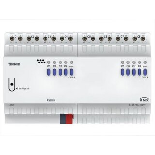 THEBEN - 4940217 - RM 8 H KNX 8-fach Schaltaktor 25A FIX2