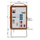 WALTHER - WV0369R1 - WV0369R1 Verteilerschrank 44kVA mit...