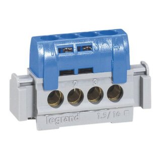 LEGRAND - 004840 - 004840 Klemmenleiste 25 mm² 4 x 16 mm²