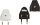 BACHMANN - 900.002 - 900.002 Euroflachstecker sw