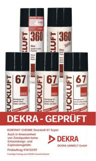 HellermannTyton - 935-10032 - Druckluft-Spray (Staub- und Schmutzentfernung) - 200 ml Sprühdose