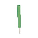 Prüfadapter PAI-4-FIX GN 1-polig 10 A 250 V grün