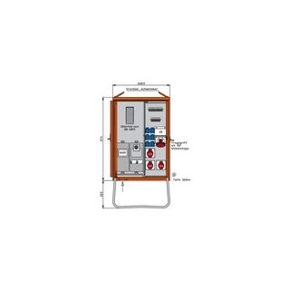 WALTHER - WAV0170BR1 - WAV0170BR1 Anschlussverteiler 44kVA all