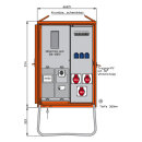 WALTHER - WAV0100R1 - WAV0100R1 Anschlussverteiler 22kVA...