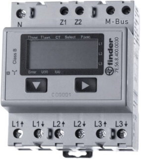 FINDER - 7E5684000030 - 7E.56.8.400.0030 Wandlerz.-LCD-M-Bus MID