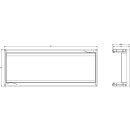 Siemens ALPHA DIN EBS F.SR60 H300 B750 Einbausatz 60 mm...