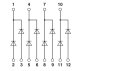 Lampenprüfmodul EMG 45-DIO 8E/LP 8 Dioden 250 V AC...