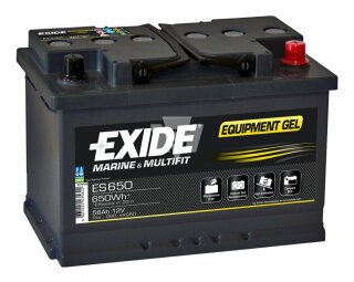 Exide - ES650 - Bleiakku 12V 56Ah