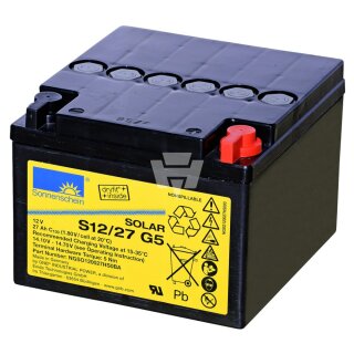 Exide - NGSO120027HS0BA - Bleiakku 12V 27Ah S12/27G5