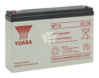 Yuasa - NP7-6 - Bleiakku 6V 7Ah
