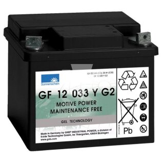 Exide - GF12033YG2 - Bleiakku 12V 33Ah