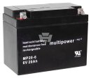 Multipower - MP20-6 - Bleiakku 6V 20Ah