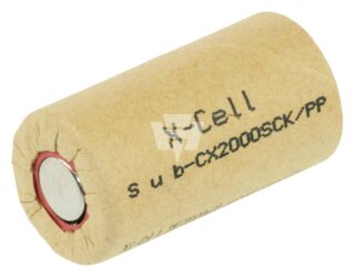 Xcell - 134195 - Akku Ni-Cd 1,2V Sub-C 2000mAh Pappmantel Industrie