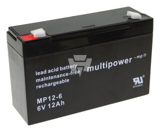 Multipower - MP12-6 - Bleiakku 6V 12Ah