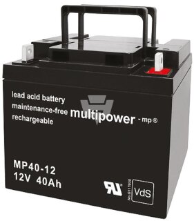 Multipower - MP40-12 - Bleiakku 12V 40Ah