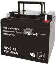 Multipower - MP40-12 - Bleiakku 12V 40Ah