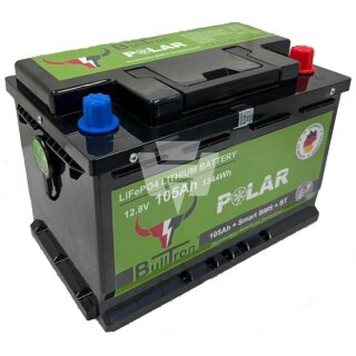 Bulltron - LI105B150-12-P - Akku LiFePO4 12,8V 105Ah Polar Smart