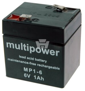 Multipower - MP1-6 - Bleiakku 6V 1Ah