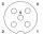 SAC-5P-M12MS/1,0-920/M12FS CANopen DeviceNet Bussystem-Kabel 5-polig