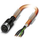 Kabelstecker kunststoffumspritzt - K-7E - OE/5,0-D03/M40 F8