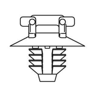HellermannTyton - 102-67067 - Fußteile mit einer Lamellengeometrie speziell für die Anwendung mit einem Autotool ATS 3080 oder ATS flex.
