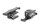 HellermannTyton - 102-68385 - Befestigungsclip 39x2.5 mm, schlagzäh, hitzestabil, schwarz