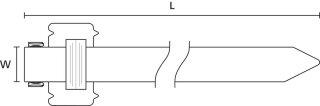 HellermannTyton - 111-00330 - Edelstahlkabelbinder 1000x16 mm