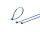HellermannTyton - 111-01342 - Kabelbinder detektierbar 153x3,5 mm, metallhaltig, blau