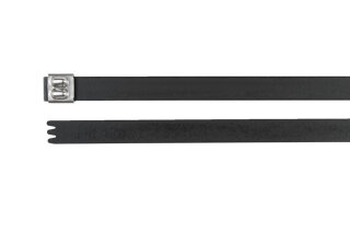 HellermannTyton - 111-01523 - Edelstahlkabelbinder 1092x16 mm, beschichtet, schwarz