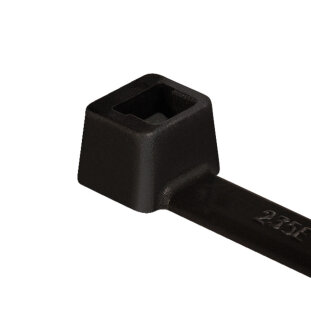HellermannTyton - 111-12203 - Kabelbinder 300x7,6 mm, schlagzäh, schwarz