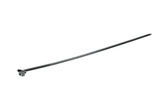 HellermannTyton - 121-82180 - Kabelbinder 210x8 mm + Verschluss, UV-witterungsstabil, schwarz