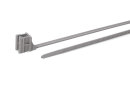 HellermannTyton - 126-00253 - 1-teiliger Befestigungsbinder 160x4.6mm außenverzahnt mit Kantenclip für 1-3mm