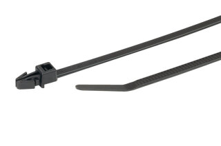HellermannTyton - 126-00329 - 1-teiliger Befestigungsbinder 150x3,5mm mit Spreizanker