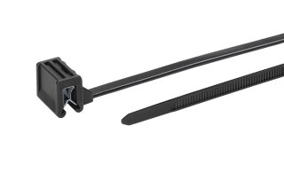 HellermannTyton - 126-00426 - Befestigungsbinder für Kanten 155x4,6 schwarz