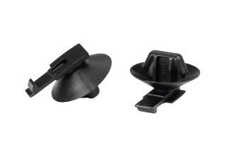 HellermannTyton - 133-00533 - Steckerhalter mit Spreizanker für Ovallöcher 62.122, schwarz 1.000 pcs.