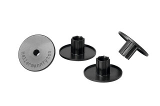HellermannTyton - 148-00102 - Abstandshalter Einbaustrahler, H=30mm, schwarz