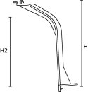 HellermannTyton - 148-00119 - Deckenabstandhalter für Einbaustrahler 100-270 mm schwarz