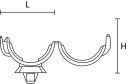 HellermannTyton - 150-92300 - Kabelhalter schwarz
