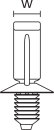 HellermannTyton - 151-00019 - Wellrohrhalter 25,2x8 mm, Lamellenfuß, hitzestabil, schlagzäh, schwarz