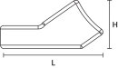 HellermannTyton - 151-00134 - Kabelhalter 36,3x19,3 mm,...