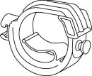 HellermannTyton - 151-00207 - Befestigungsclip 47x13,5 mm, selbstverschließend, hitzestabil, schlagzäh, schwarz