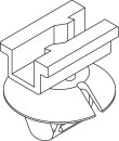 HellermannTyton - 151-00222 - Steckerhalter mit...