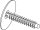 HellermannTyton - 151-00401 - Stecker für Blechstärke 2,5- 26 mm, Befestigungsloch 5 - 5,5 mm, schlagzäh, schwarz