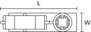 HellermannTyton - 151-00703 - Wellrohrhalter 37x11 mm,...