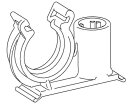 HellermannTyton - 151-00703 - Wellrohrhalter 37x11 mm,...