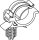 HellermannTyton - 151-00783 - Wellrohrhalter 11x11 mm, Lamellenfuß, hitzestabil, schlagzäh, schwarz