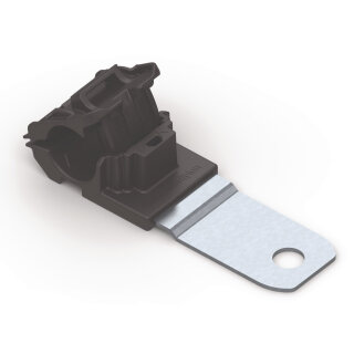 HellermannTyton - 151-01443 - Befestigungselement 138,2x34,9 mm, Bündeldurchmesser: 12,7-19,5 mm, M10, schwarz