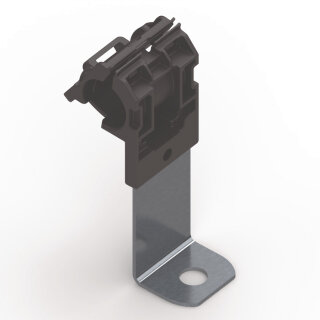 HellermannTyton - 151-01462 - Befestigungselement 129,9x34,9 mm, Bündeldurchmesser: 12,7-19,5 mm, M12, schwarz